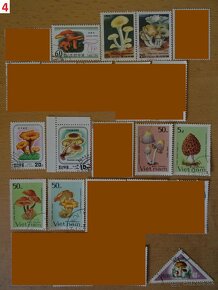 Nádherné poštové známky HUBY - 3