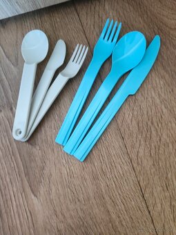 Tupperware Prima klíma 375ml, príbory, miska - 3