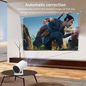 Digitálny projektor 4K Android 11 Wi-Fi bluetooth 200 ANSI s - 3