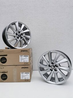 Nové Ronal 7,5X18 ET40 5X112 Škoda Alu disky R18 - 3