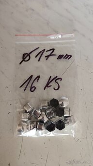 Krytky na kolesá 17 mm - 3