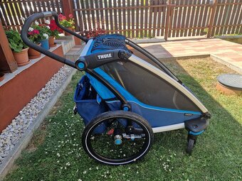 Thule Charriot cross 2 blue cyklovozik - 3