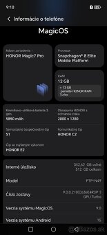Predam Honor Magic 7Pro 512gb Global, komplet, 100w adapter - 3