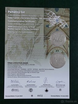 Pamätný list 10 Euro - 3
