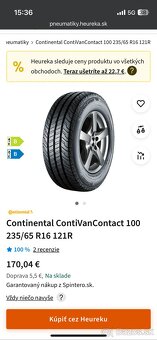 NOVÉ Continental 235/65R16C - 3