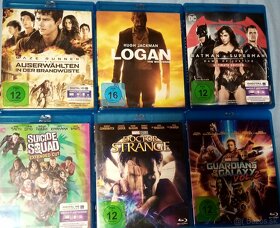 Blu-Ray filmy, moderne, v nemcine a anglictine, 4€ kus - 3