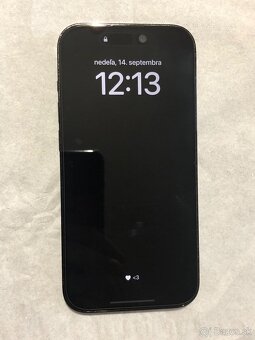 Predám IPhone 14 Pro 256 GB Space Black - 3