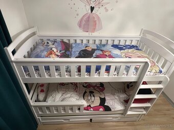 Poschodová posteľ s prísteľkou 90x200cm - 3