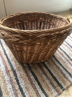 Prúteny košík na bicykel - 3