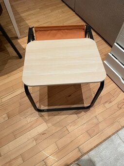 Príručný stolík, antracit/brezový efekt żltá - OLSERÖD - 3