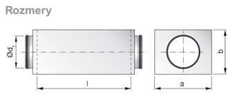 Lindab tlmiče hluku LRCA - 3
