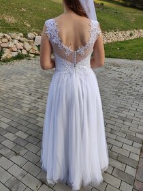 Biele svadobné šaty - 3