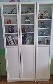 Biela knižnica IKEA: BILLY / OXBERG - 3