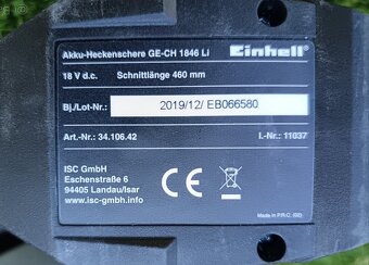 Einhell Aku zastrihavač a vyzinačka - 3