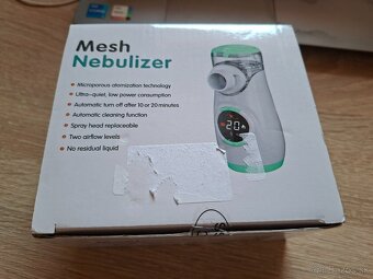 Inhalátor s digitálnym displejom, sieťový rozprašovač - 3