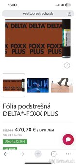 DELTA-FOXX PLUS strešná fólia - 3