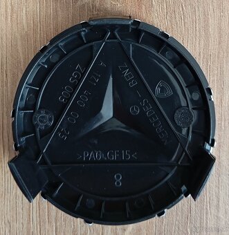 Škoda 75 mm stredové krytky do Mercedes kolies - 3