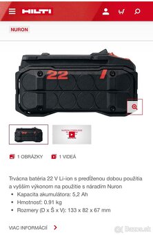 HILTI Nuron B22-110 - 3