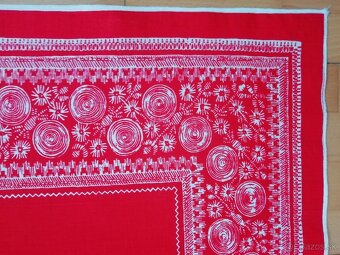 RETRO OBRUSY ĽANOVÉ VZOROVANÉ - 3