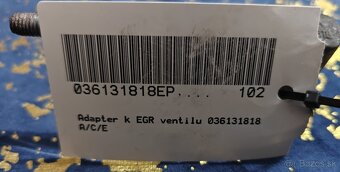 Adaptér EGR ventilu Fabia 1 - 3