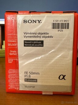Sony FE 50mm f1.8 e-mount - 3