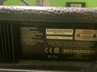Combo Behringer Ultrabass BX600 - 3