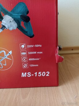 Stavebné miešadlo Bultech / 3150W + 2 ks nástavce - 3