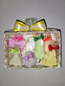 Malá darčeková Vianočná sada šumiviek do kúpeľa - 3