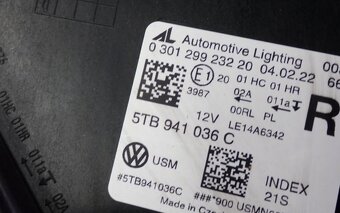 vw touran svetlo full led 2015+ - 3