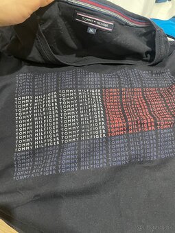 Pánske modré tričko Tommy Hilfiger - 3