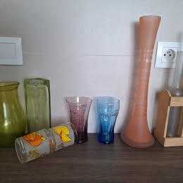 Farebné sklenené vecičky - 3