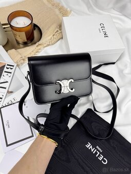 Elegantná dámska kabelka v štýle Black Silver - 3