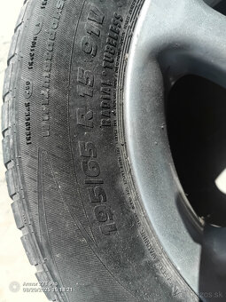 Predám Renault / Dacia elektróny+Pneu 195/65 R15 - 3