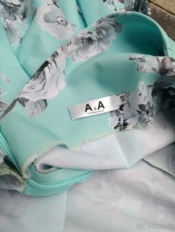 Kvetinové dlhé šaty - 3