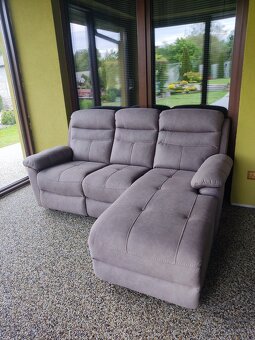 Sedacia súprava - ako Nová, tvar L, rohová - 3