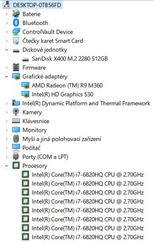 ▼DELL Precision 3510 - 15,6" / i7-6820HQ / GPU 2GB / 16GB▼ - 3