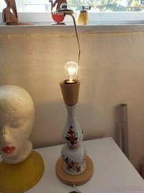 Starožitná keramická stolová lampa - 3