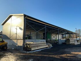 OCEĽOVÁ KONŠTRUKCIA HALY - MONTOVANÁ HALA 10x36x6m - 3