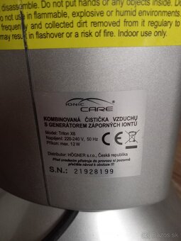 Čistička vzduchu Ionic Care - 3