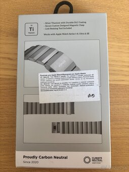 Nomad Titanium remienok na hodinky Apple - 3