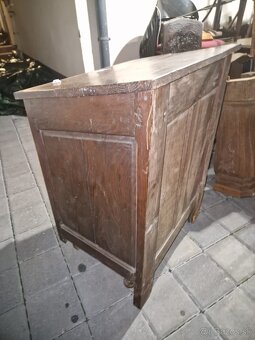 27 - Predám vidiecku skrinka z dubového masívu - 3