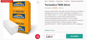 Tvárnice Termalica T500 24cm, 1 paleta - 3