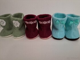 Látkové čižmičky pre baby born bábiky - 3