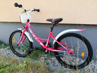 Krásny ružový bicykel CTM | 20” | Ako nový | Košík | Prilba - 3
