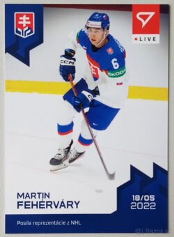 Hokejové kartičky HOKEJOVÉ SLOVENSKO 2022+2023 - L I V E - 3