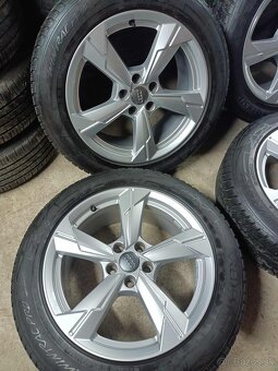 ❄️zimné 4ks alu disky orig. Audi 5x112 R18 pneu 225/55 7mm - 3
