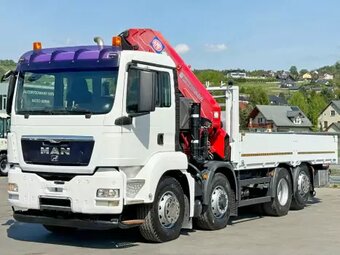 MAN TGS 35.440 8x4, valník s hydraulickou rukou - 3