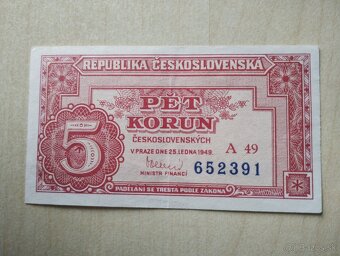predám staré bankovky československo - 3
