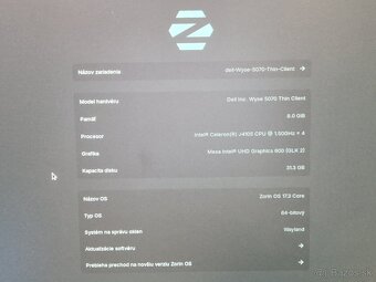 Dell Wyse 5070 - Intel, 8GB RAM, Linux ZorinOS - 3
