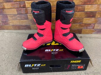MX Čižmy Thor blitz XP S9W black/pink dámske - 3